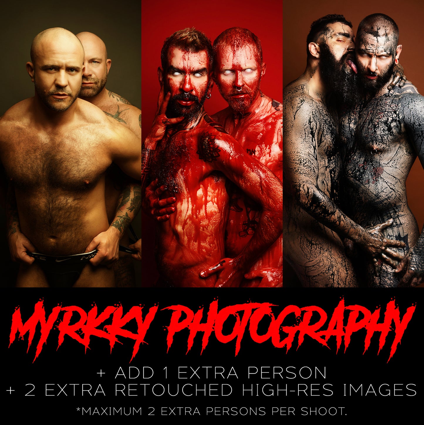 ADD 1 EXTRA PERSON TO ANY SHOOT + 3 RETOUCHED IMAGES