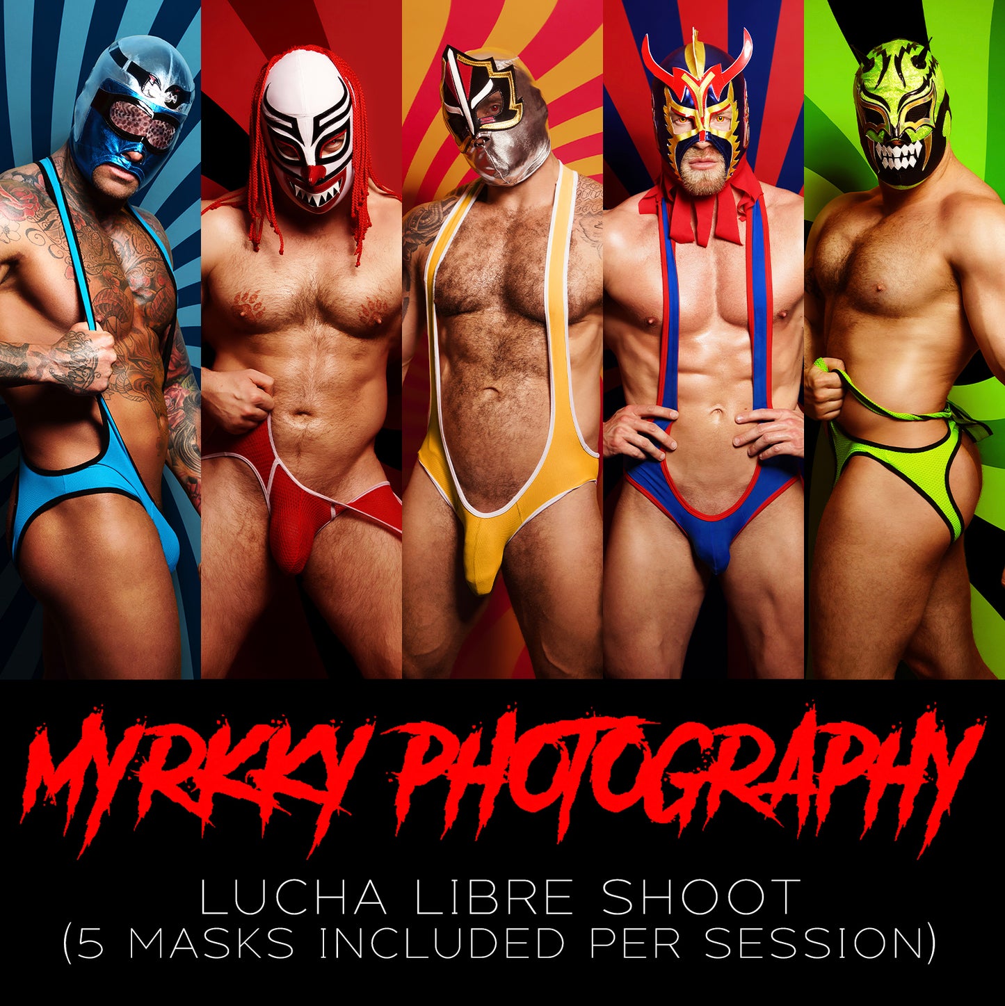 LUCHA LIBRE SHOOT (5 MASKS INCLUDED) 1 HR